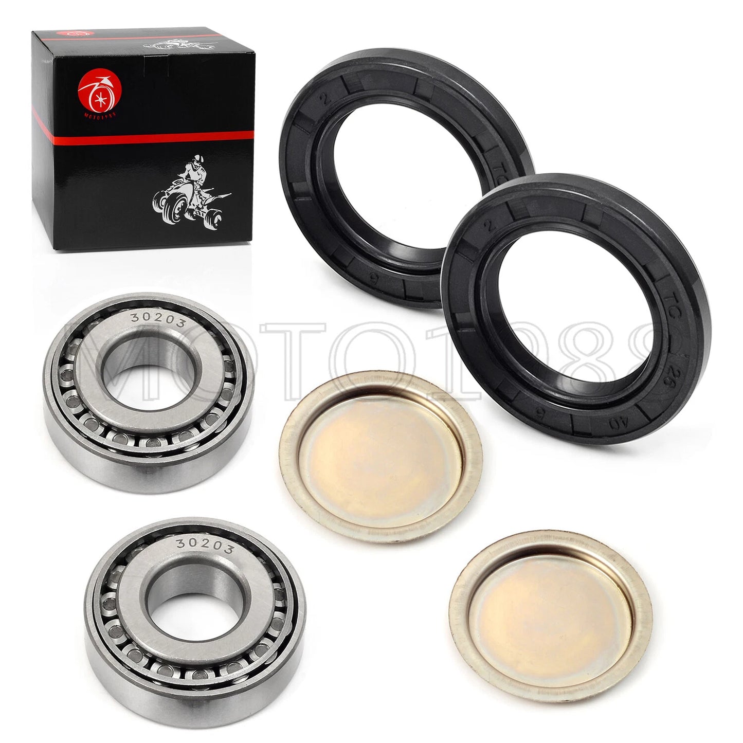 Swingarm Bearings and Seals Rebuild Kit for Honda Recon 250 TRX250 (1997–2001)