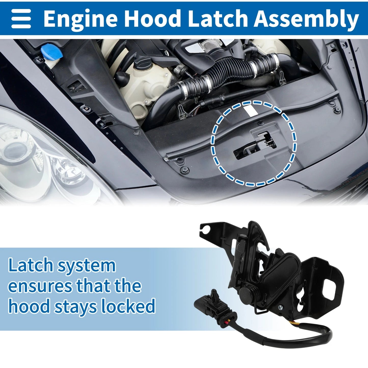 Hood Latch Assembly for Buick Enclave (2019–2024)