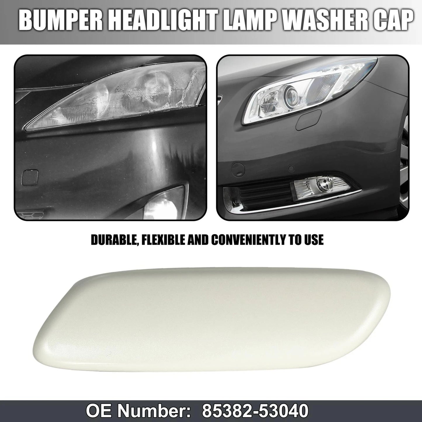 Left Headlight Washer Nozzle Cover for LEXUS IS250 IS300 (2006-2008)