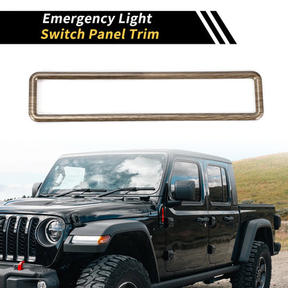 Emergency Light Switch Panel Trim for Jeep Wrangler JK (2011-2017) Brown