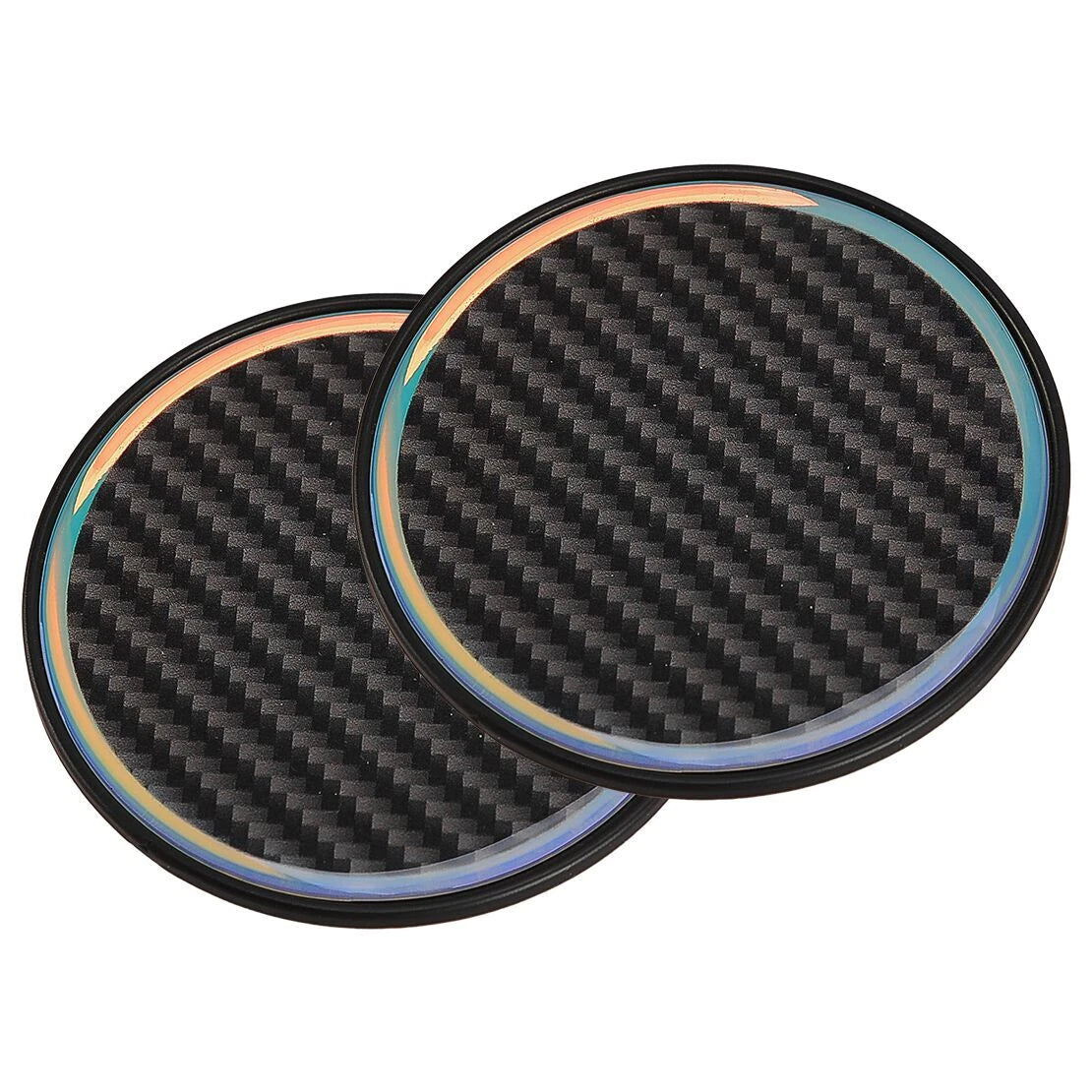LED Car Cup Holder Night Light Coaster for Auto Accessories