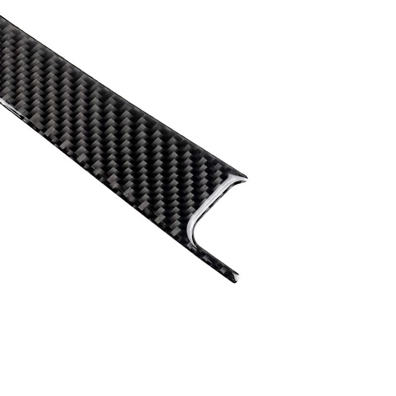 Carbon Fiber Passenger Dashboard Sticker Decor Trim Fit For Bmw F30 F34 Series 3
