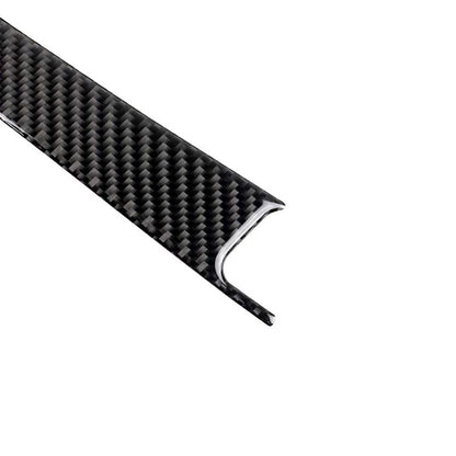 Carbon Fiber Passenger Dashboard Sticker Decor Trim Fit For Bmw F30 F34 Series 3