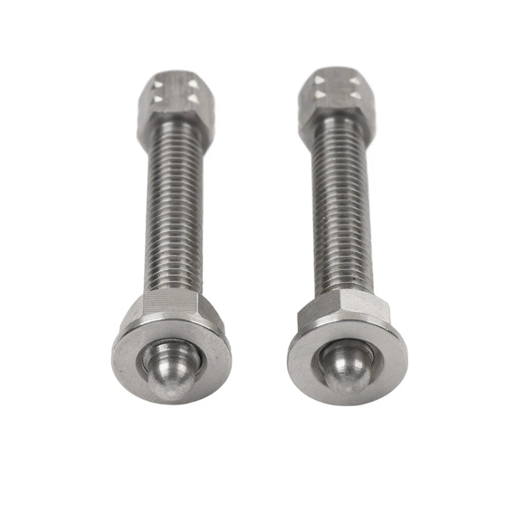 Stainless Steel Chain Adjuster Bolts for Yamaha Honda WR YZ YZF (1985-2023)