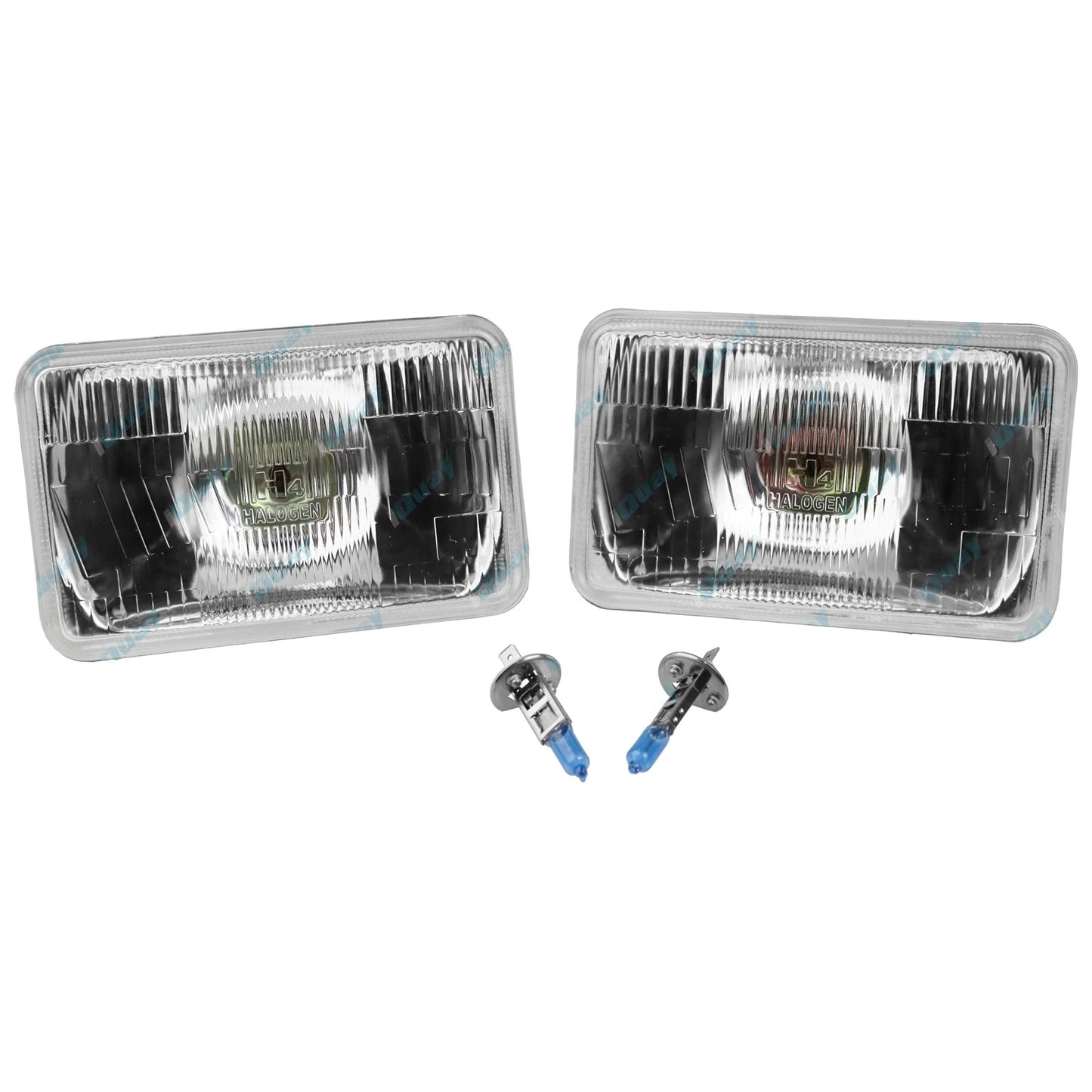 Rectangle 165mm x 100mm Headlight Hi Beam Halogen Conversion Kit H1 55w 12V
