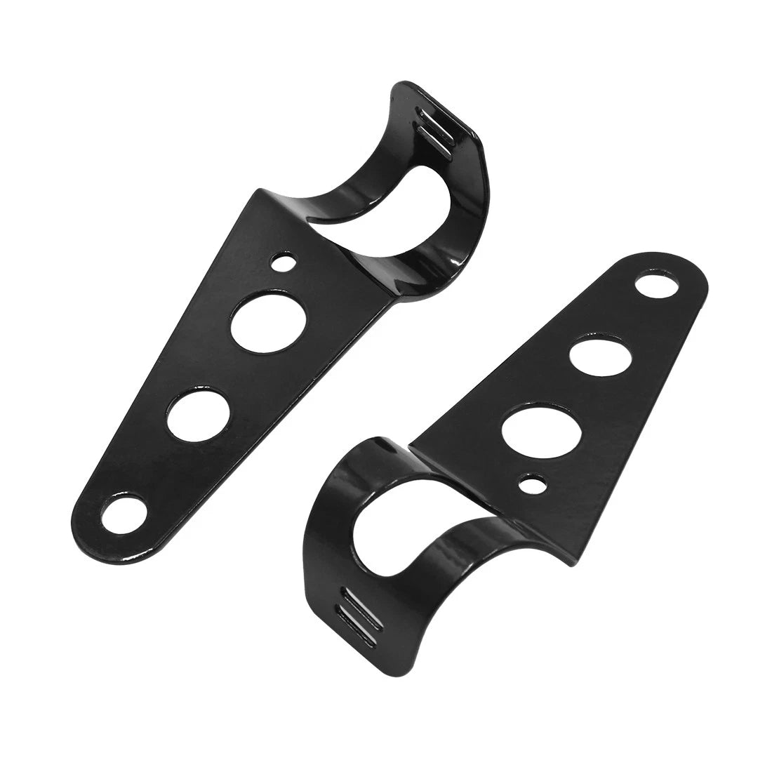 Pair / 28-31mm / Fork Clamp Headlight Bracket Mount for Harley