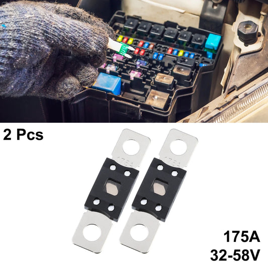 Fuse Holder / 2 x 175A 32V / for Automotive Truck Motorcycle Boat Audio