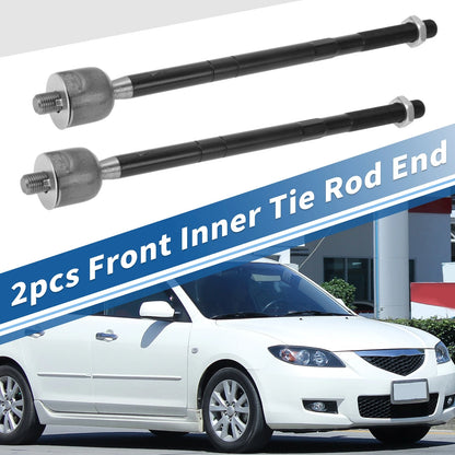 2 x Front Inner Tie Rod End Links for Mazda Tribute (2008–2009)