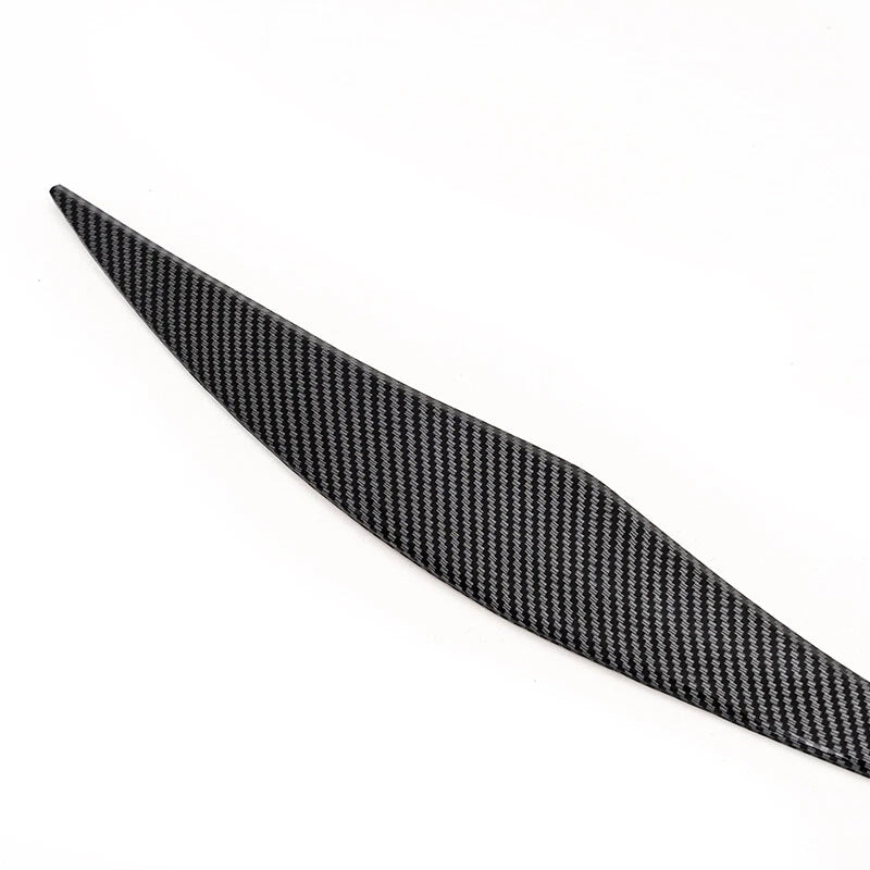 Carbon Style Headlight Eyelid Covers for 2005-2012 BMW E90 325i 328i