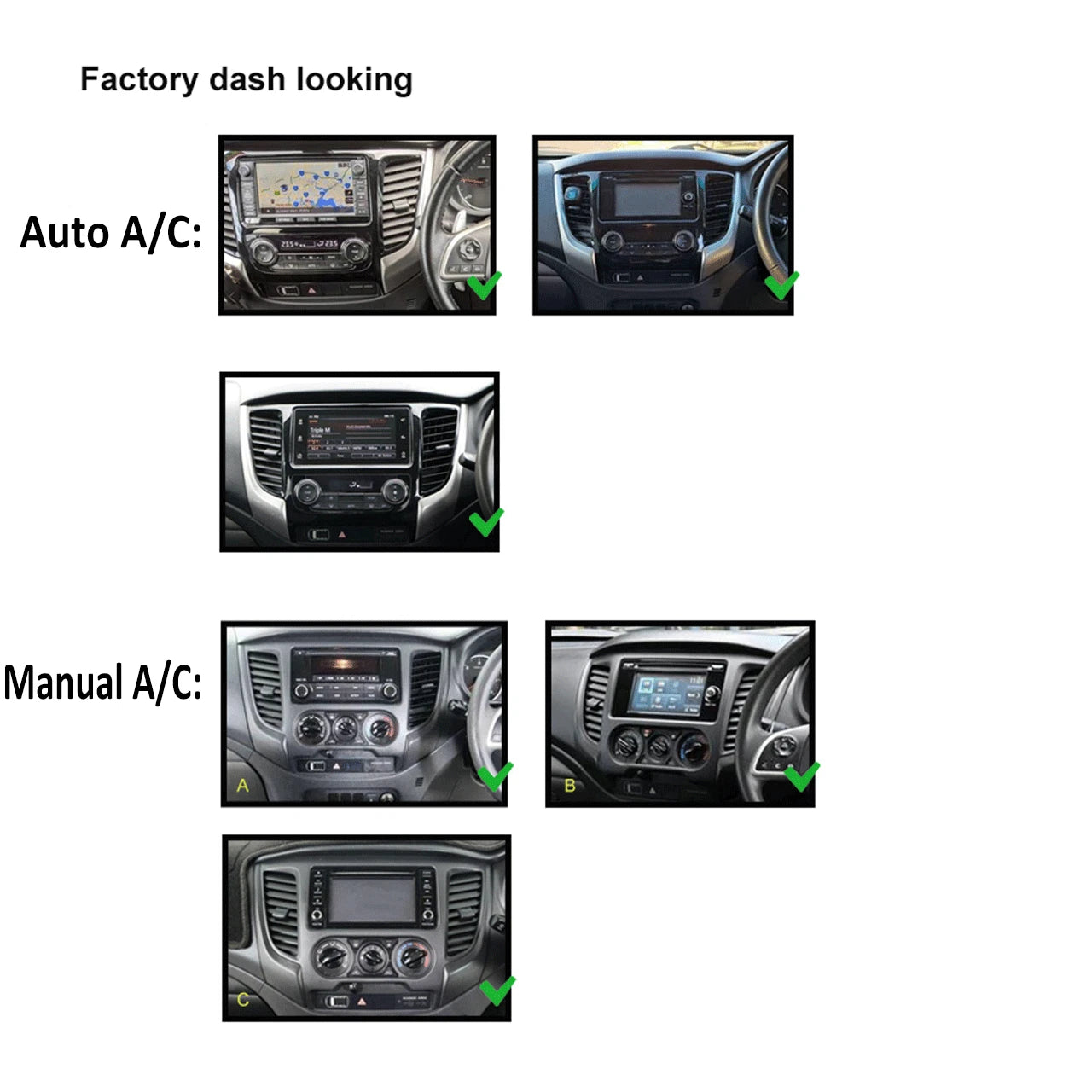 9'' Wireless Apple CarPlay Android Auto Radio for Mitsubishi Triton (2015-2018)