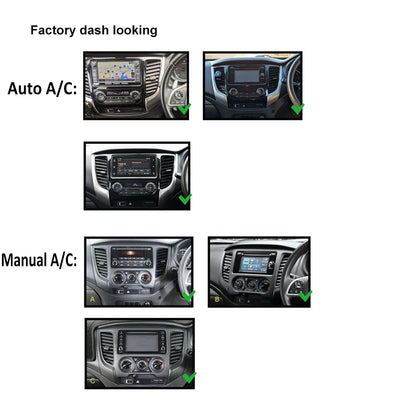 9'' Wireless Apple CarPlay Android Auto Radio for Mitsubishi Triton (2015-2018)