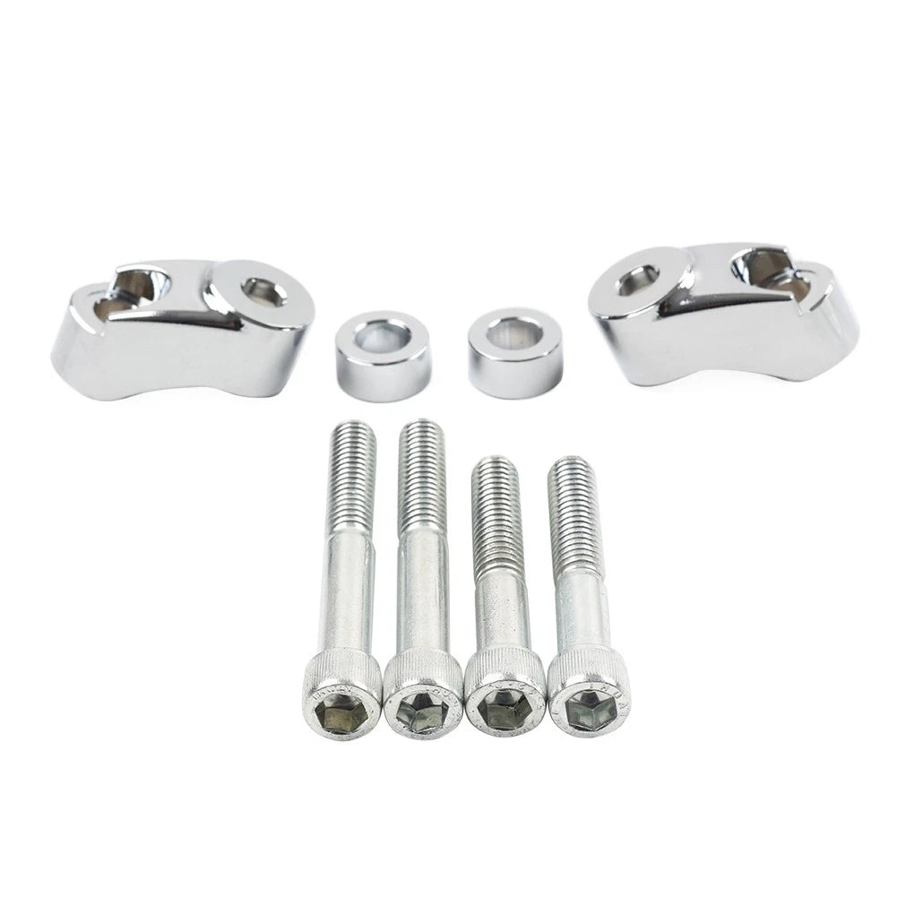 Front Turn Signal Mount Bracket Relocation Kit for Harley Dyna FXR