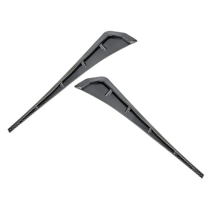 Carbon Fiber Style Car Side Fender Vent Air Wing Cover Trim