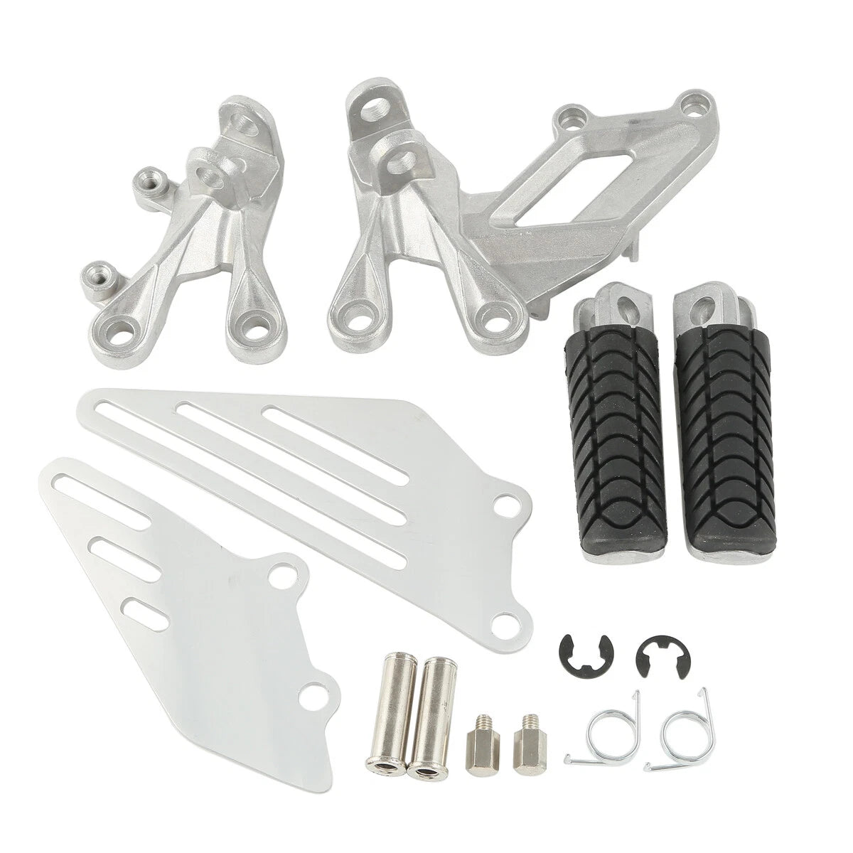 Front Rider Driver Foot Pegs Bracket Set for Kawasaki Ninja ZX14R (2006-2023)