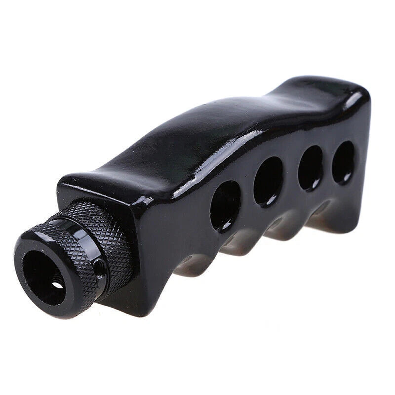 5 Speed Black Aluminum Manual Shift Knob for Universal Vehicles