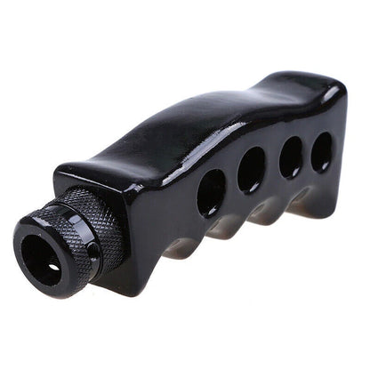 5 Speed Black Aluminum Manual Shift Knob for Universal Vehicles