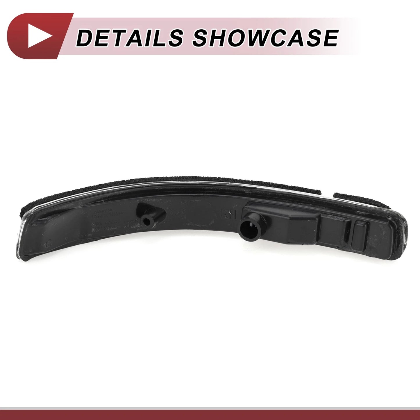 Right Mirror Turn Signal Light for KIA Rio 2012-2016 Black Clear