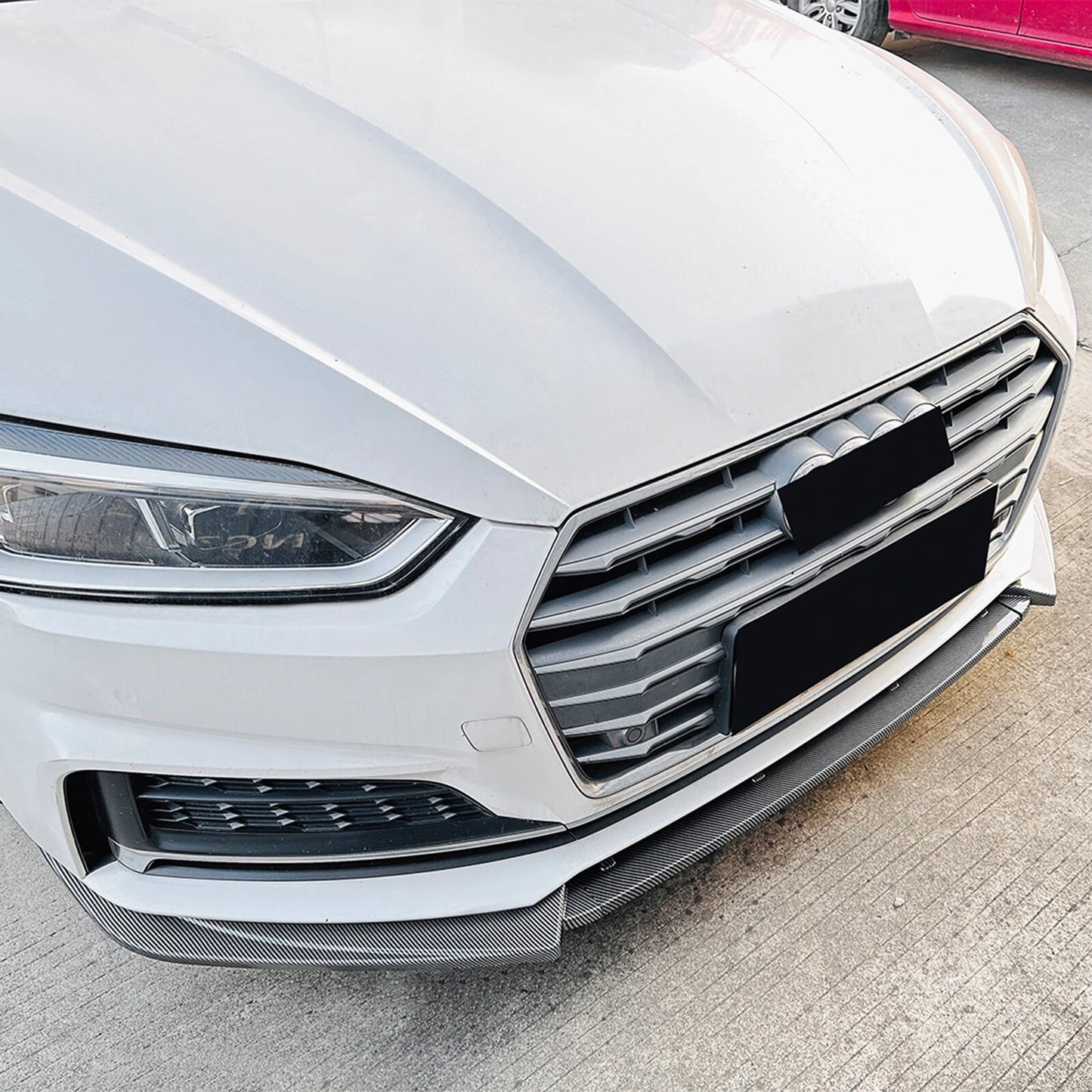 Front Lower Spoiler Lip for Audi A5 S5 Sline (2017-2020)