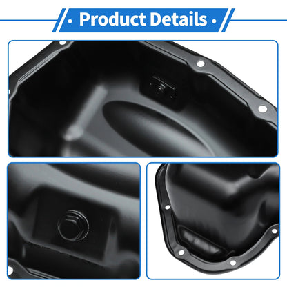Engine Oil Pan for Toyota RAV4 (2009-2017) Steel Black