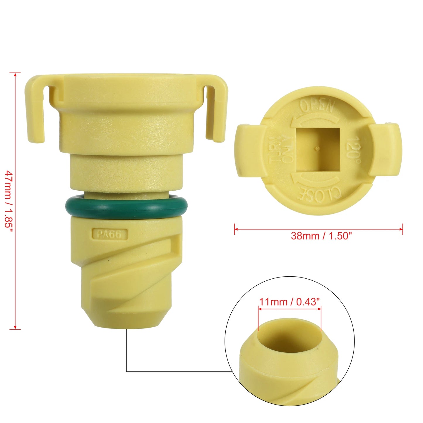 6pcs ABS Engine Oil Drain Plug for Ford F150 (2015-2021)