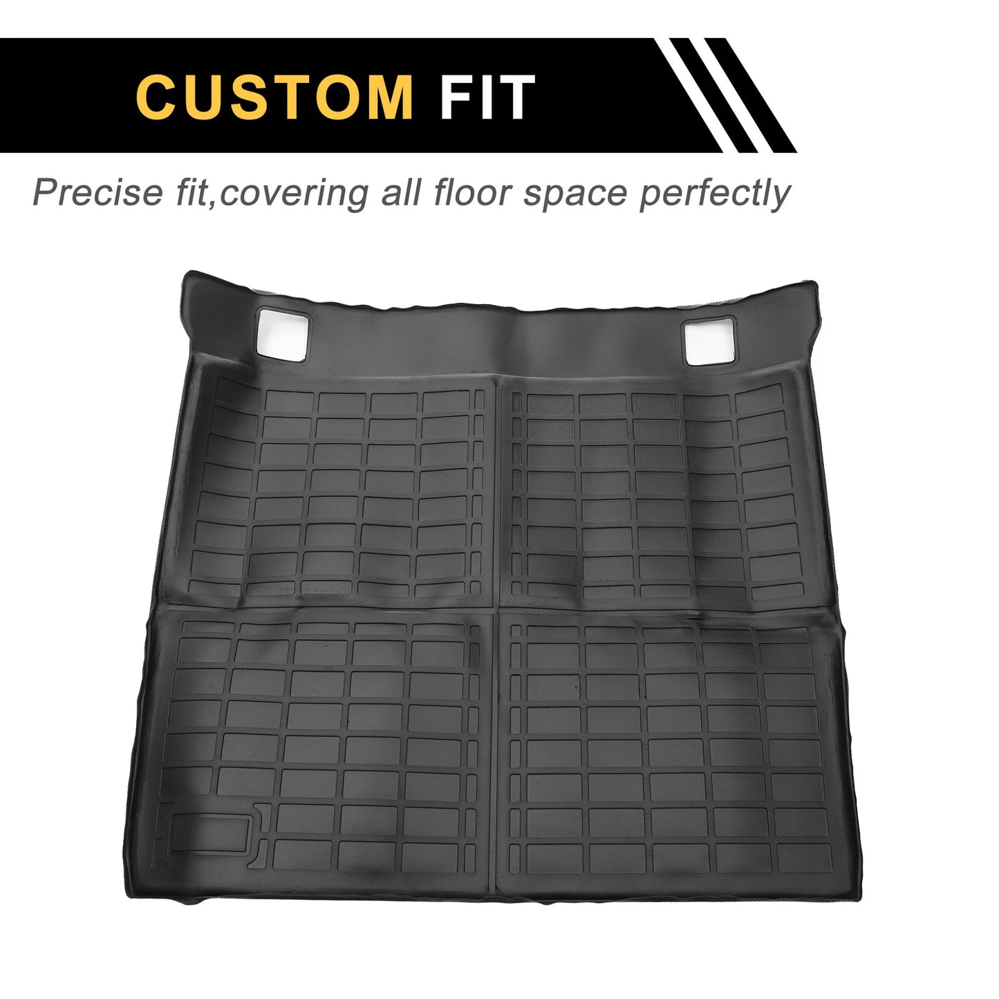 Cargo Liner Rear Trunk Mat for Toyota 4Runner (2013-2024) Checkered TPE
