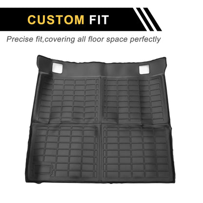 Cargo Liner Rear Trunk Mat for Toyota 4Runner (2013-2024) Checkered TPE