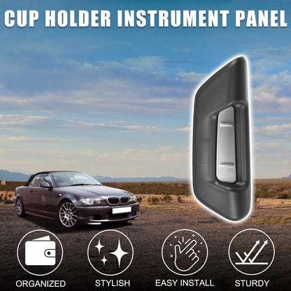 Cup Holder for BMW X1 2013-2015 2 x Drink Holders Black