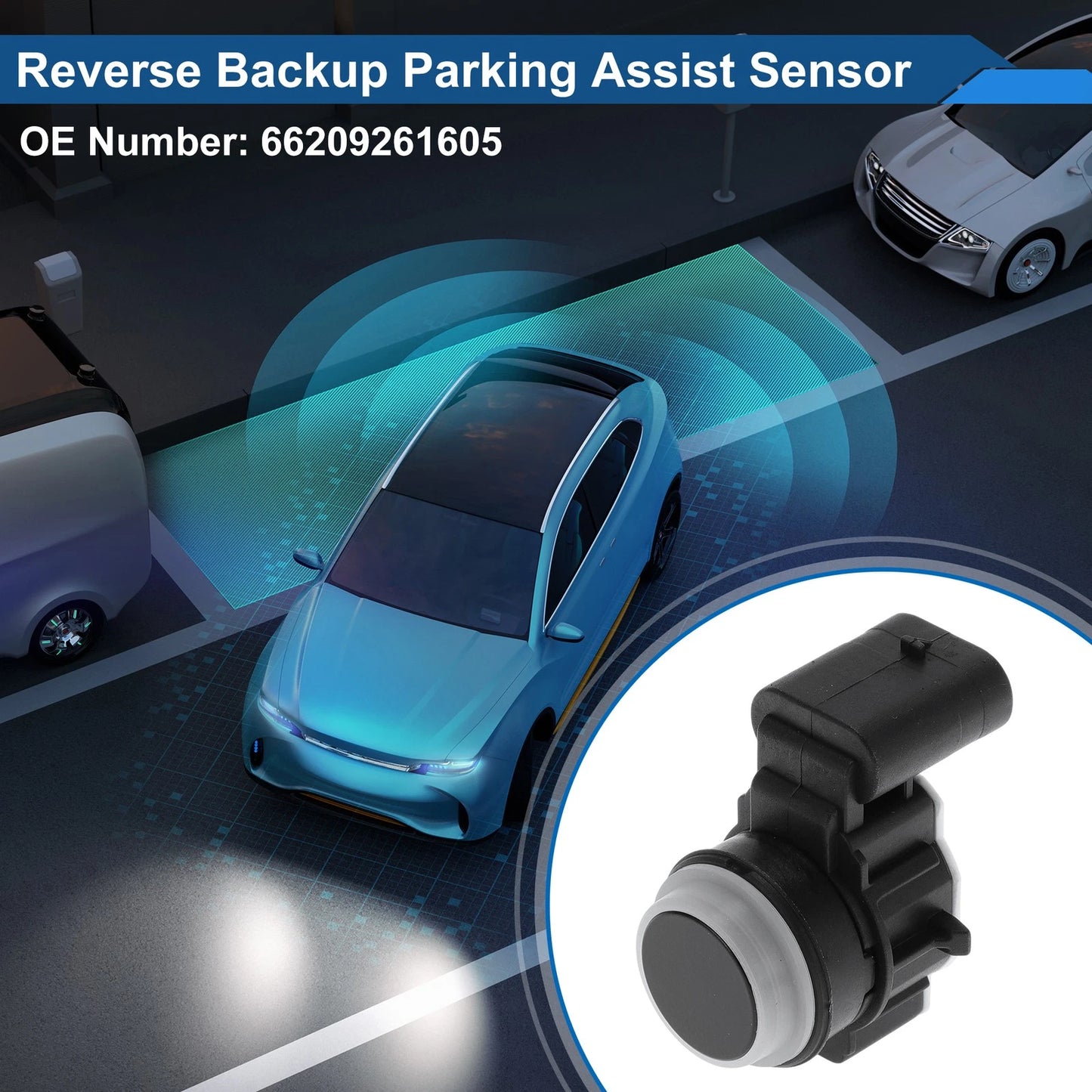 Reverse Backup Parking Sensor for BMW X3 E83 xDrive (2008-2010) Black