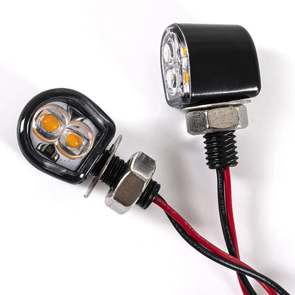 LED Mini Motorcycle Turn Signal Light Blinker for Cafe Racer Bobber (2023)