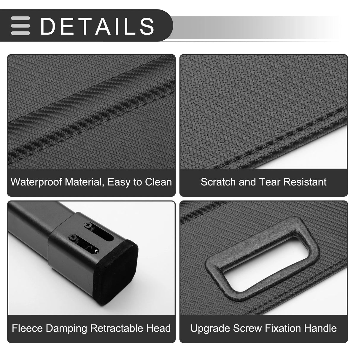 Retractable Cargo Cover for Hyundai Santa Fe Sport 5 Seater (2013-2019)