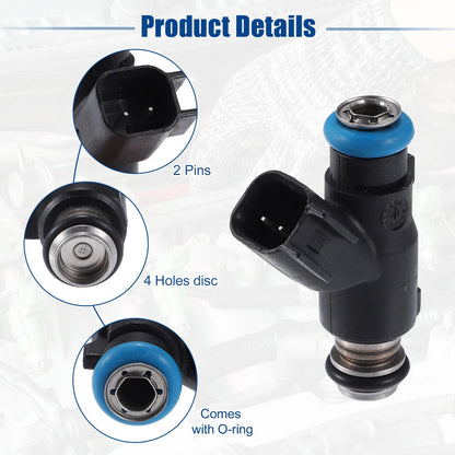 4 x Fuel Injector Nozzle for Chevrolet Aveo 1.6L (2006-2008)