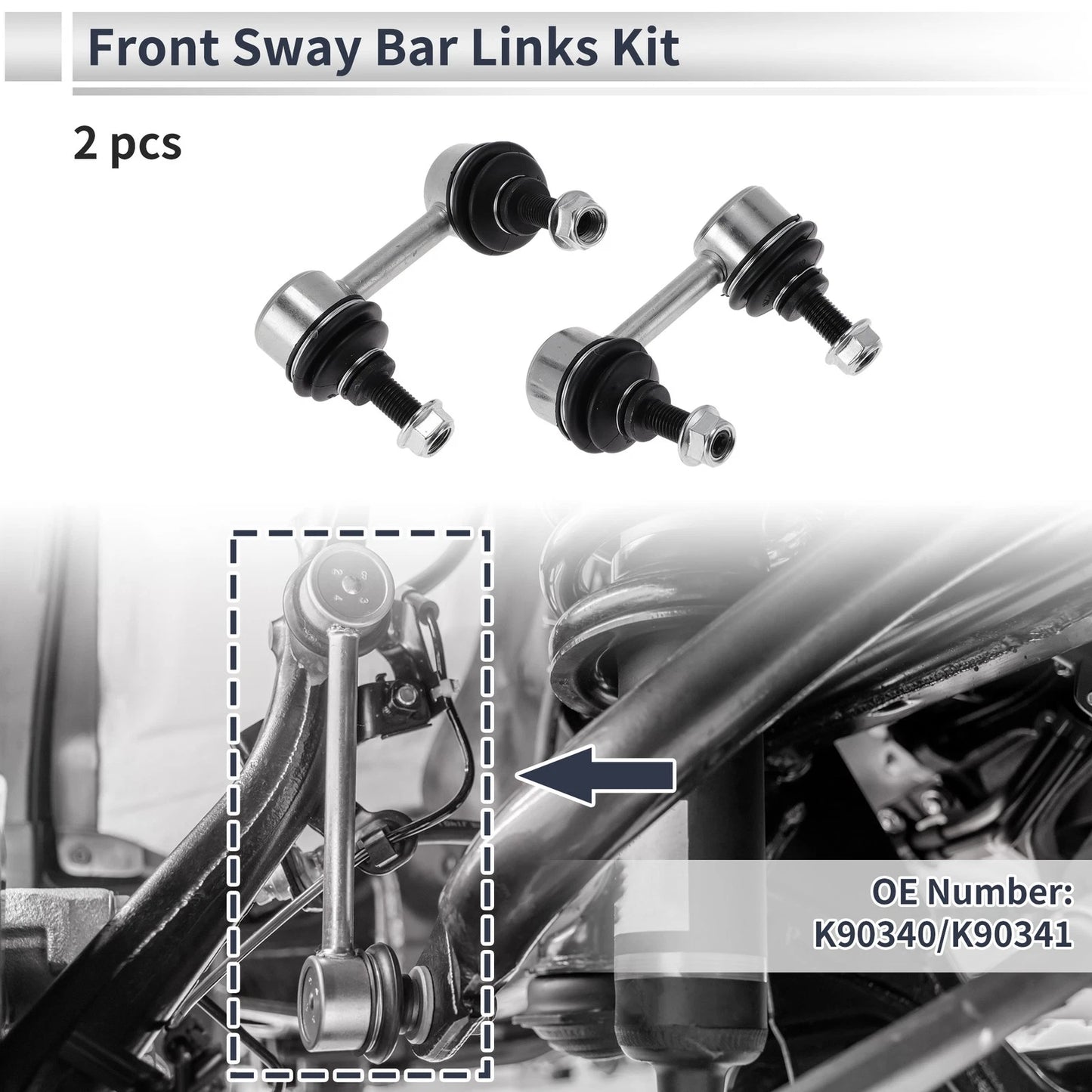 Stabilizer Bar Links No Bushing for Acura CL (2001 - 2003)