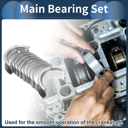 Main Bearing Set for Nissan ALMERA (1999-2000) - 10 Pcs