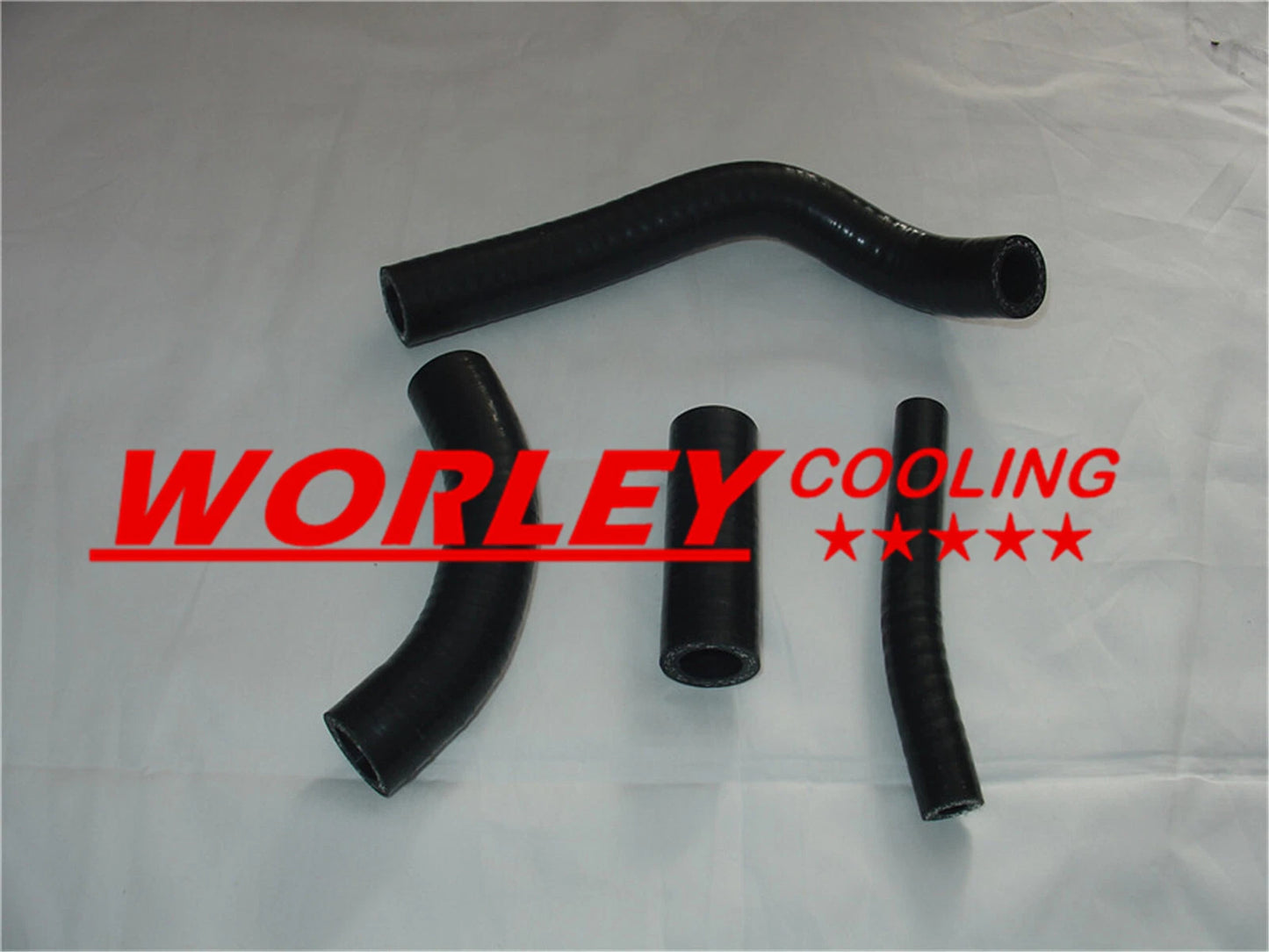 Black Silicone Radiator Hose for Suzuki RM125 (1984-1985)