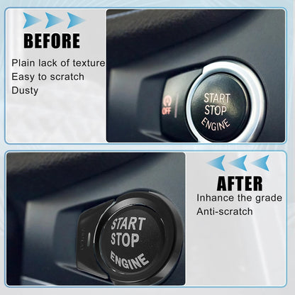 Start Stop Button Cover Sticker for BMW 2 3 4 5 6 7 X1 X3 X4 X5 (2014-2023)