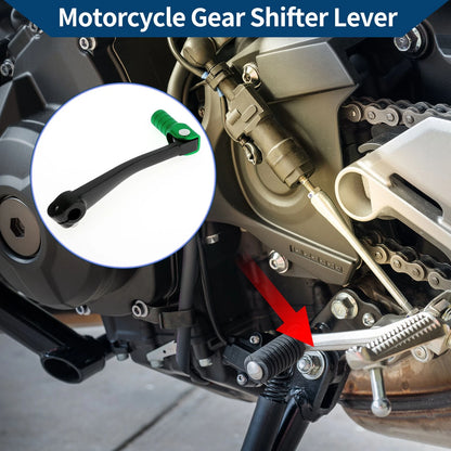 Folding Gear Shifter Lever for Bosuer 125 Black Green