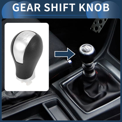 5 Speed Gear Shift Knob for Honda Civic (2012-2015) - Durable Plastic