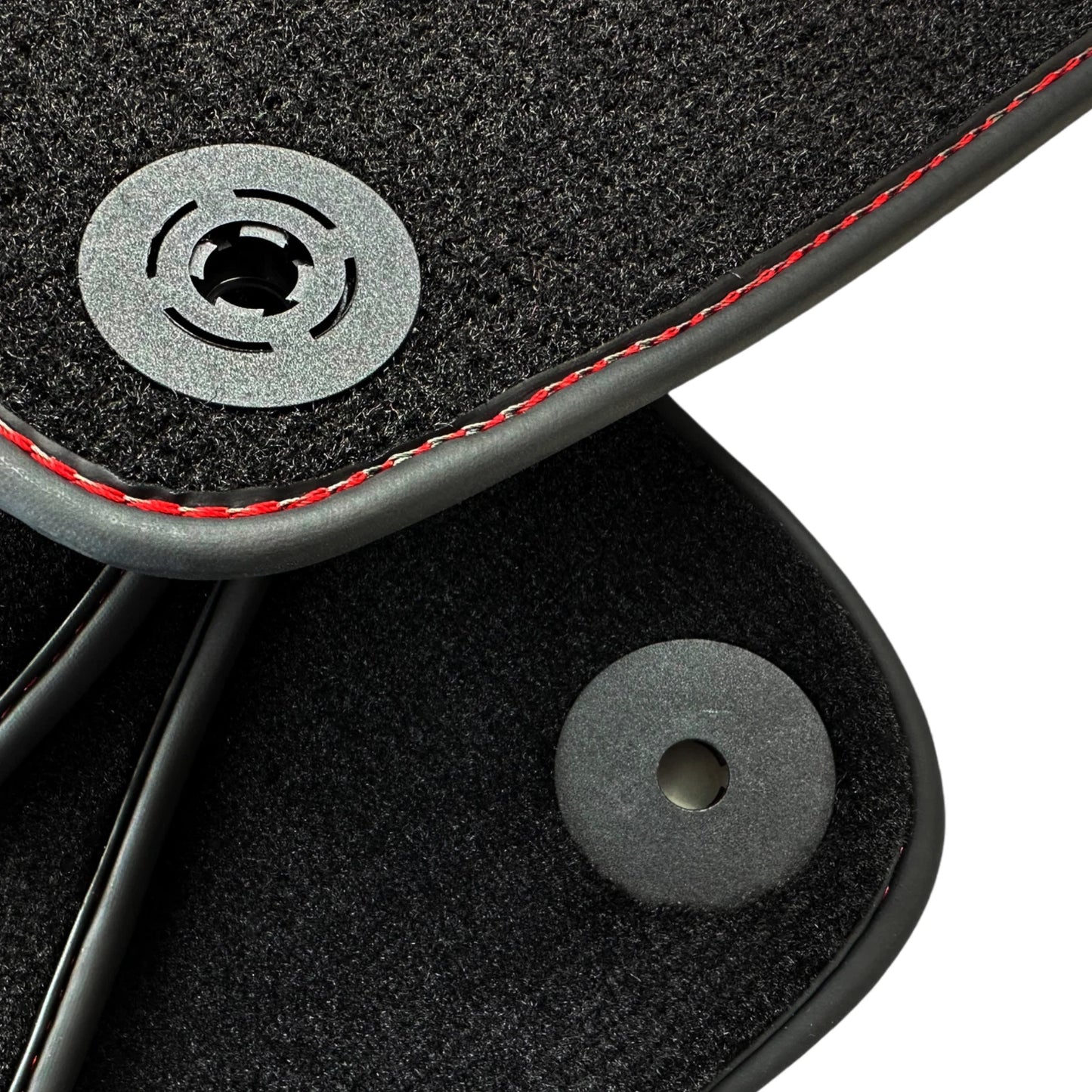 Custom Black Carpet Floor Mats for Porsche Cayenne (2018-2023)
