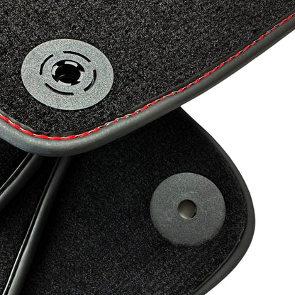 Custom Black Carpet Floor Mats for Porsche Cayenne (2018-2023)