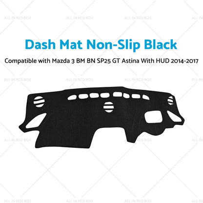 Dash Mat for Mazda 3 SP25 GT Astina with HUD (2014-2017)