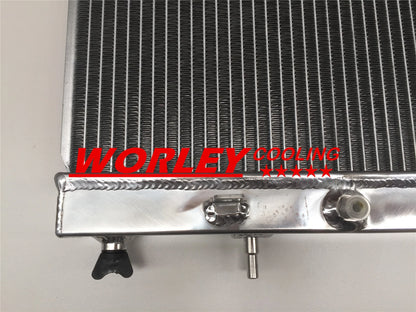 Radiator + Blue Hose for Nissan Pintara/Skyline R33/R34 (1993-2002)