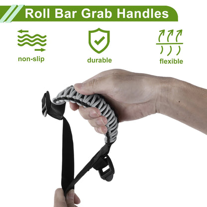 Roll Bar Grab Handles for Jeep Wrangler 2024-2025 - Gray