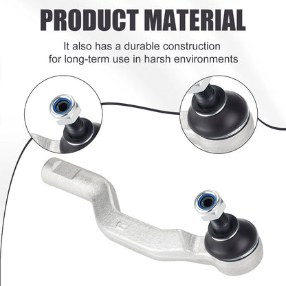 Heavy Duty Tie Rod End Kit for Polaris RZR XP Turbo/XP 4 Turbo