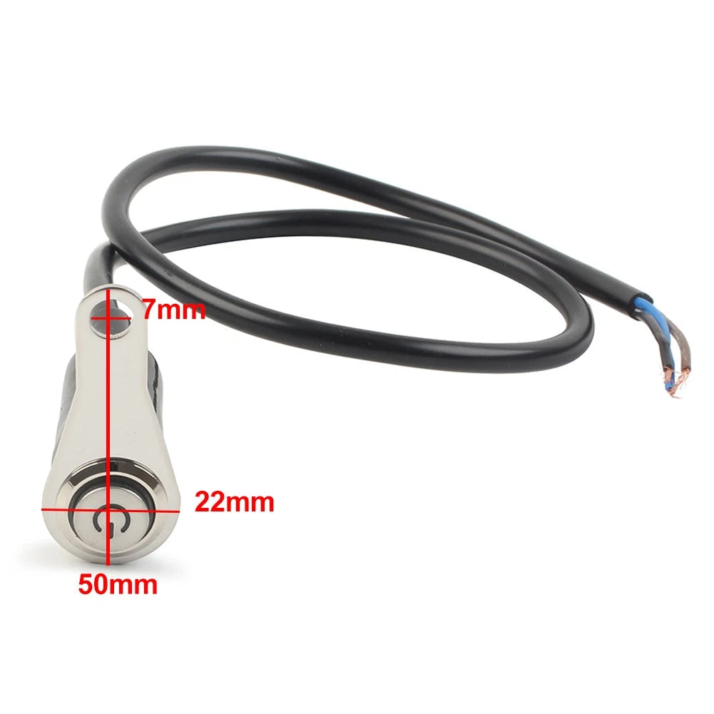 LED Motor Switch ON/OFF Push Button for Headlight Fog Light 12V