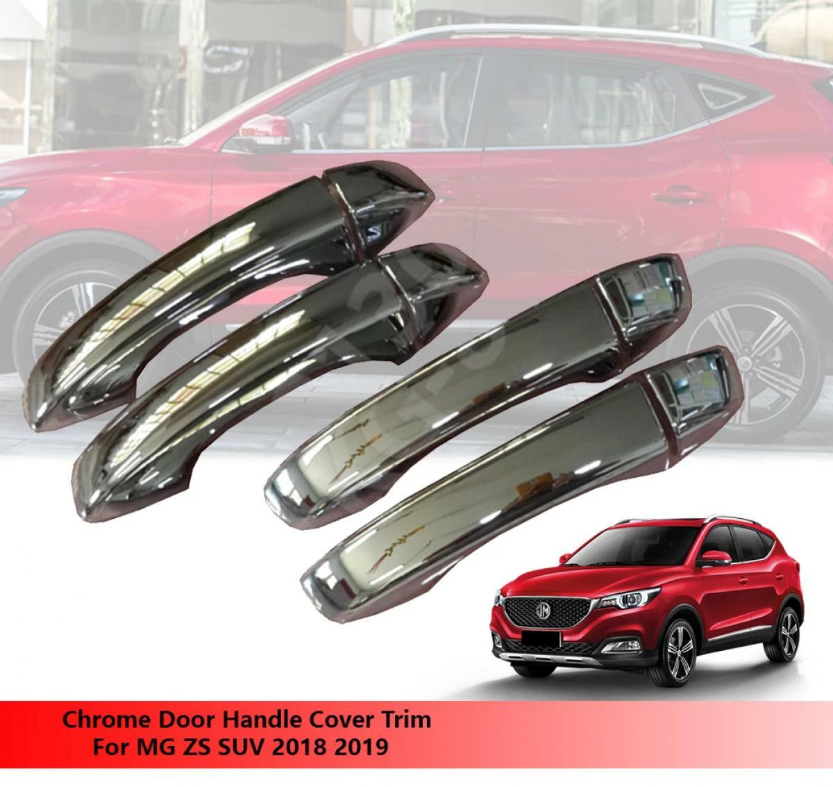 4 x Chrome Door Handle Covers for MG ZS SUV (2018-2019)