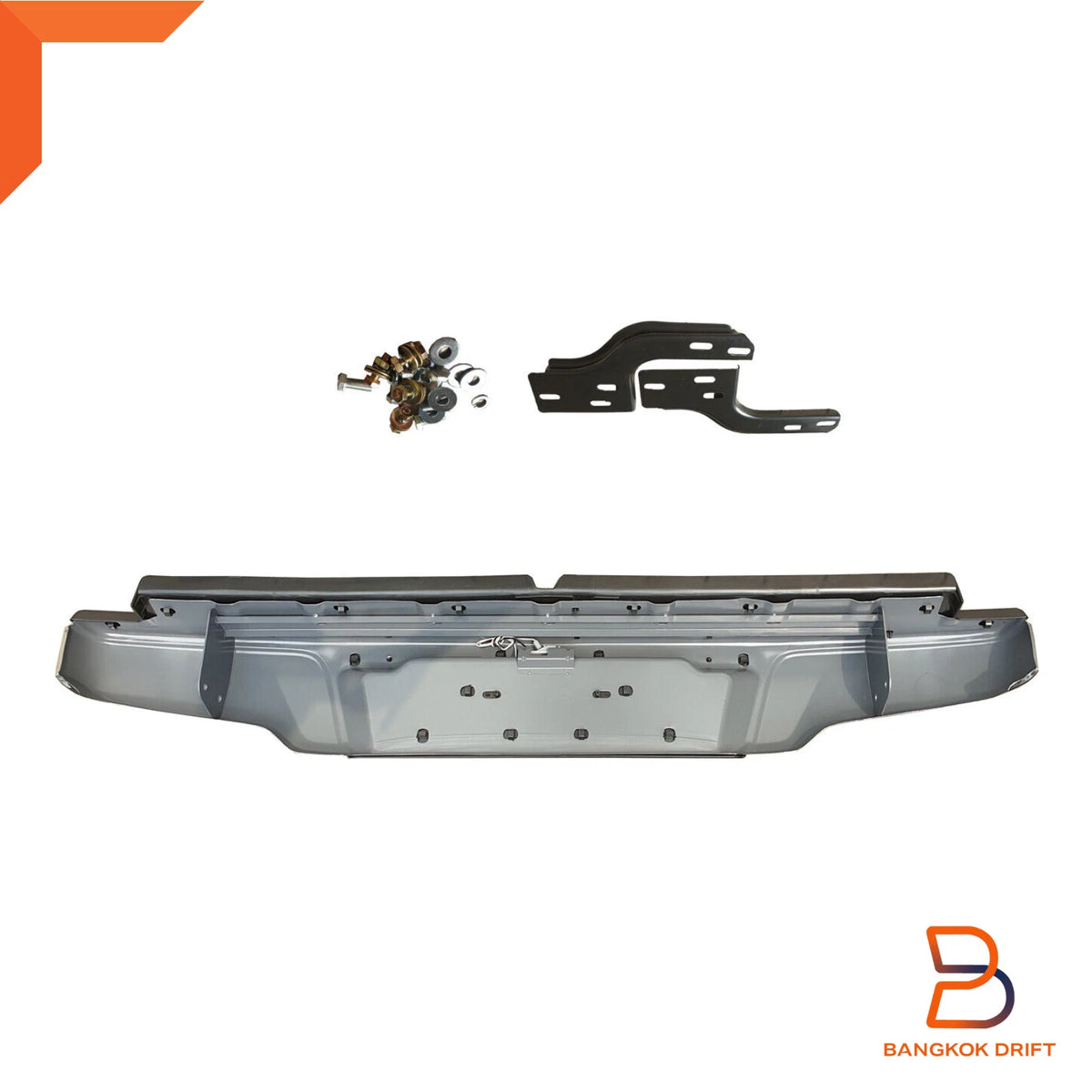 Rear Steel Chrome Bumper Bar for Isuzu D-Max Pickup Ute (2012-2019)