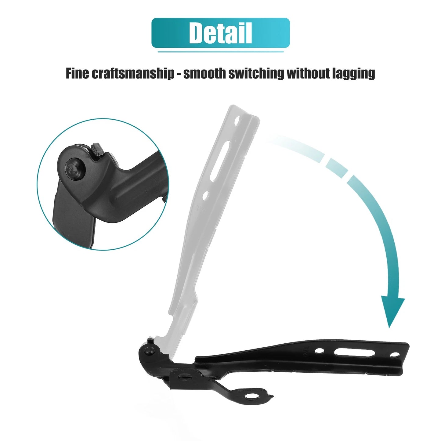 Hood Hinge  Black for Honda (60120T2AA00ZZ) (2006-2011)
