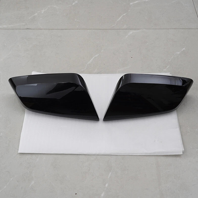 Gloss Black Exterior Side Mirror Cover Caps for Chevy Impala (2014-2020)