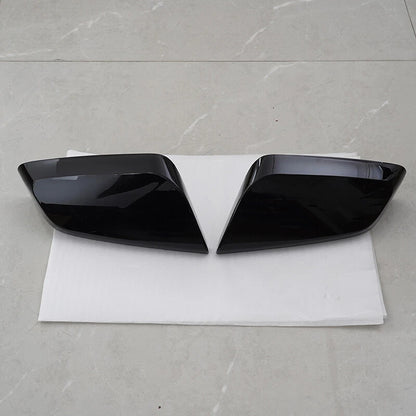 Gloss Black Exterior Side Mirror Cover Caps for Chevy Impala (2014-2020)