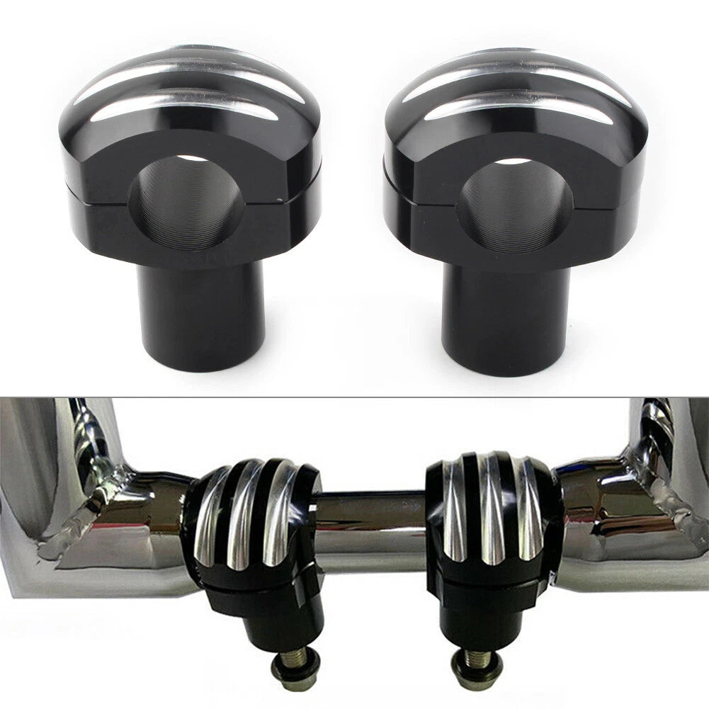 25mm Handlebar Adapter Risers Clamp Mounts for Harley Fatboy